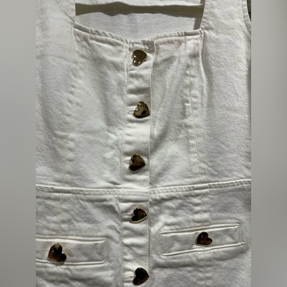 Reformation Dionne white denim mini dress - Picture 7 of 11